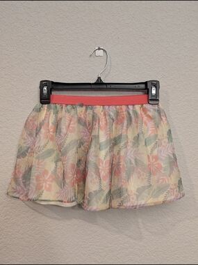 Disney Kid's Sz 4TPrincess White Skirt with Coral Sheer Overlay Spring/Summer